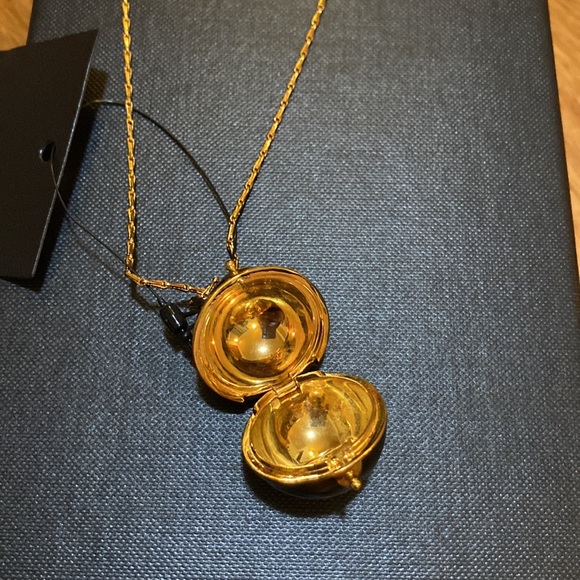 Saint Laurent Sphere Locket Necklace - Picture 1 of 9
